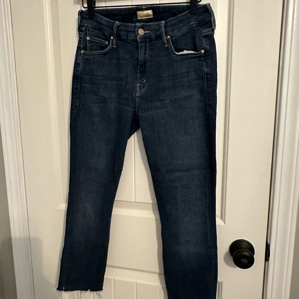 Mother Ankle Fray Jeans